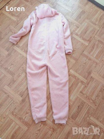 Пухено гащеризонче розово зайченце 🌸, снимка 4 - Детски пижами - 42418723
