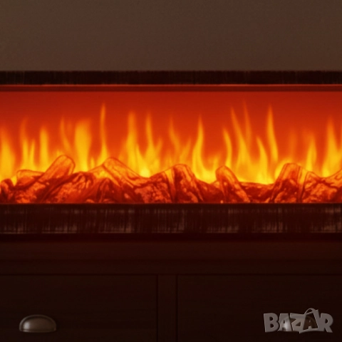 Изкуствена LED камина 24'' – уют и пламък без дим и поддръжка, снимка 7 - Друга електроника - 52013141