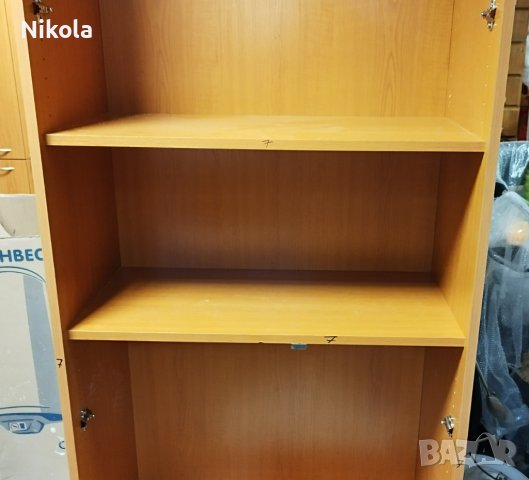 Офис шкафове - Двукрили гардероби за документи с рафтове 2 бр. череша, снимка 6 - Гардероби - 41616415