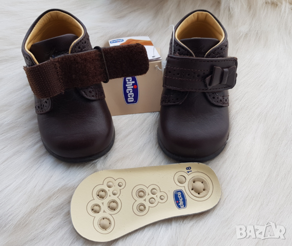 Бебешки обувки за прохождане Chicco №18 - НОВИ, снимка 3 - Бебешки обувки - 44827963