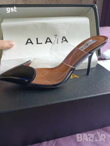 Уникални Редки Alaia Paris High quality дамски обувки ток , снимка 1