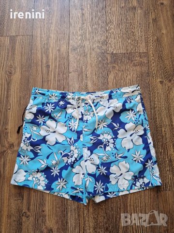 Страхотни мъжки къси шорти  TOMMY HILFIGER  , за плаж , с бандаж  и  джобове,  размер  L / XL