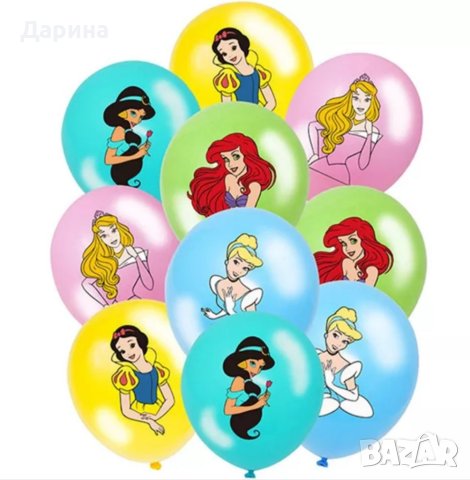 Парти сет балони Принцесите на Дисни и Пепеляшка, снимка 6 - Други - 40608529