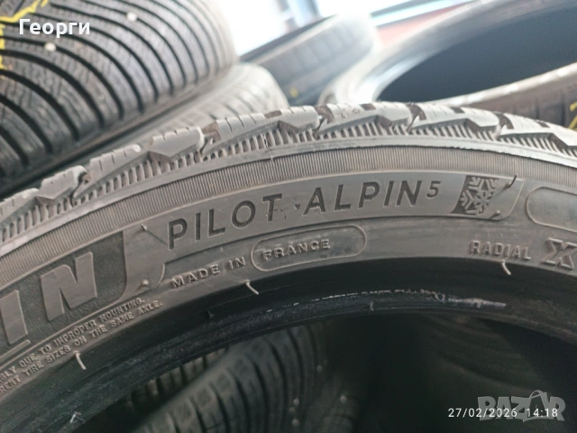 4бр.зимни гуми 235/45/19 Michelin, снимка 6 - Гуми и джанти - 53665358