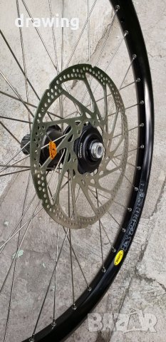 DH капли Mavic EX729 с главини Saint и дискове Saint 203мм, снимка 2 - Части за велосипеди - 34029005