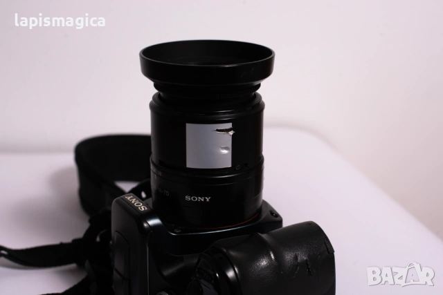 Sony A100 с обектив 18-70mm, снимка 4 - Фотоапарати - 53651983