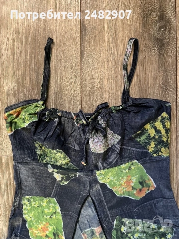 Ефектен дамски потник - тюл, снимка 7 - Корсети, бюстиета, топове - 53403101