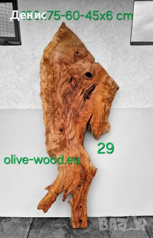 Шайби от маслиново дърво Янове от маслина, снимка 6 - Маси - 37406478