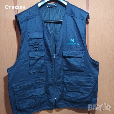 Нов италиански тъмносин елек" ELETECNO", снимка 3 - Други услуги - 53574957