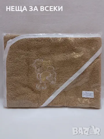 Българска бебешка хавлия с качулка 80 / 80 см / Ко хавлия /, снимка 4 - Хавлии и халати - 47855422