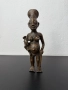 Африканско изкуство бронзува статуетка №7428, снимка 1