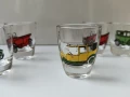 Комплект 6 бр чашки с ретро автомобили , снимка 3