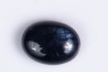 Тъмно син сапфир 0.95ct нагряван овален кабошон #4