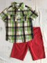 детски къси панталони с ризка -128-134 см, снимка 1 - Детски комплекти - 42295605