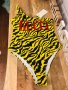 Gucci Yellow Zebra Sparkling One-Piece Swimsuit*Бански Гучи ХС-С*Gucci , снимка 3