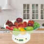 Дигитална кухненска везна, 5кг., купа, батерия, LCD екран, Бял, снимка 6