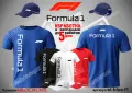 Formula 1 тениска t-blue-f1, снимка 2