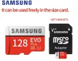 SD memory памет карта Samsung 128 GB плюс SD адаптер, снимка 7