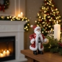 Декоративен дядо Коледа с пайети – Стилен акцент за всеки дом, снимка 3