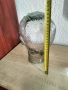 Стара стъклена глава , стъклен манекен, снимка 4