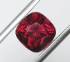 Първокласен чеврен шпинел от Мианмар 2.96кт! Сертифициран!, снимка 12