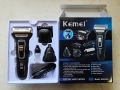 Чисто нова мултифункционална машинка за подстригване и бръснене Kemei KM-6558, снимка 2