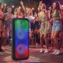 Безжична RGB тонколона – 2×8″ говорителя, Bluetooth, 1200 W, батерия 3000 mAh, снимка 2