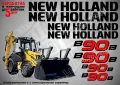 New Holland B110C стикери надписи, снимка 2