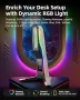 Нова Мултифункционална Поставка за Слушалки с RGB Осветление, снимка 5