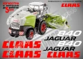CLAAS Jaguar 870 стикери надписи, снимка 2