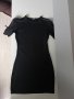 Черна рокля ZARA с ципове, снимка 2