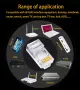 Комплект от 50 броя RJ45 CAT6/CAT5e конектори тип „Pass-Through“ (преходни) – позлатени 8P8C модулни, снимка 13