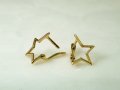  златни обеци ЗВЕЗДИ с английско закопчаване 2.10 грама, снимка 5