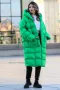 Зелено дълго дамско зимно яке , снимка 4