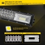 LED BAR, триредов , 98см. - 459W -модел 9898, снимка 3
