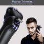 Нова Електрическа самобръсначка за мъже/Водоустойчиви мокри и сухи ротации/USB, снимка 3