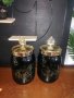 Двойка стъклени буркани, снимка 1 - Аксесоари за кухня - 39175910