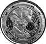 Сребърна монета 2$ 2022 Ghana Alien 15.5 гр Prooflike, снимка 1