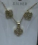 Елегантен комплект колие с обеци / устойчив метал, снимка 6