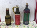ръчно плетени шишета 3 бр за 15 евро , снимка 1