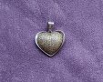 златна висулка с камъни- сърце- 14 карата- 585- Ново- медальон, снимка 8