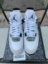 Air Jordan 4 White/Black Кецове 36-46 Номер , снимка 3