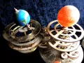 Модел от месинг Orrery/Tellurion слънчева система планети, снимка 8