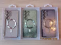 Samsung Galaxy S25 Ultra S25+ S25 / Glitter MagSafe Лукс силиконов кейс гръб калъф, снимка 2