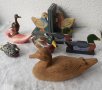 Стара дървена патка, птица, дърворезба, снимка 7