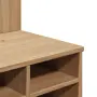 vidaXL Шкаф портманто OTTA, 50x40x160 см, борово дърво масив, снимка 8