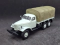 Зил 157К, бордови с тента, Авто история, 1:43, нов, снимка 1