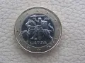 1 евро-Литва, 2015 г, перфектна, 165D, снимка 3