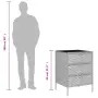 vidaXL Градински шкаф за съхранение бежов 55x59x80 см полиратан, снимка 10