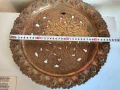 Страхотен Стар Бронзов Поднос, снимка 6